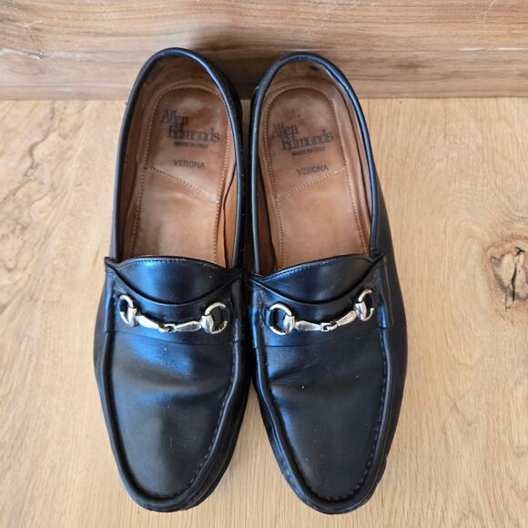 Allen Edmonds Verona Mens Slip on Loafer Italy Preppy 10 Black metro minimalist main image 5